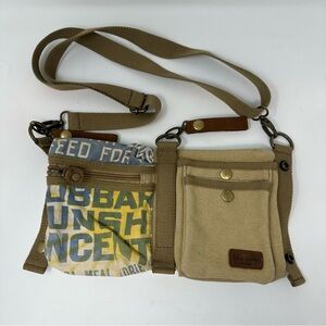 Salina Vaughn UpCycled feed Farm Crossbody Belt Bag